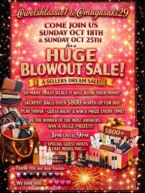 🎁🎁🎁"MIND BLOWING SALES" - JACKPOTS- GIVVIES🎁🎁🎁